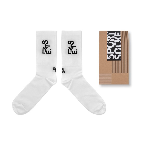Sport Socke weiß mit Verpackung